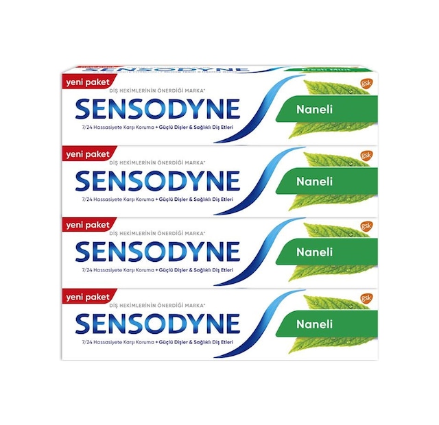 Sensodyne Hassasiyete Karşı Koruma Diş Macunu 4 x 75 ML