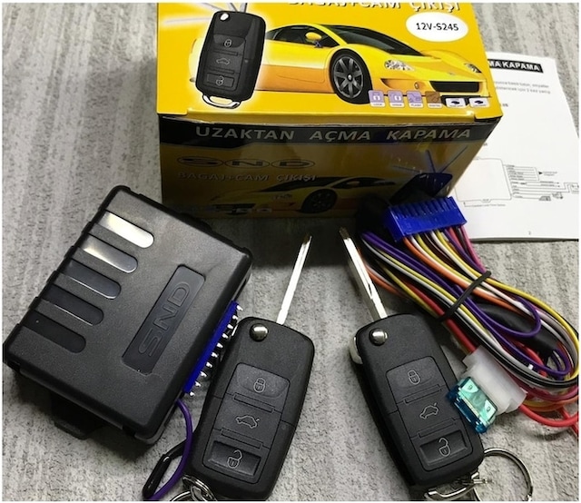 Oto Açma Kapama Uzaktan Kumanda Sustalı Anahtar 12V