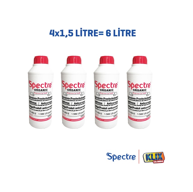 '-40C Antifriz Spectre Kırmızı1.5Lt 4 Adet