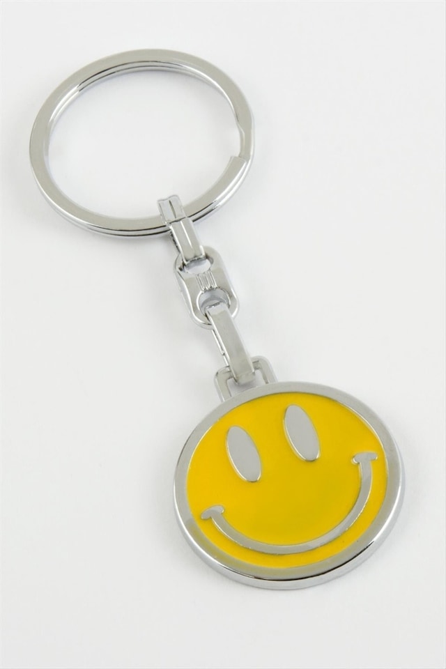 Emoji - 50 - Metal - Spt-gld - Anahtarlık Sarı