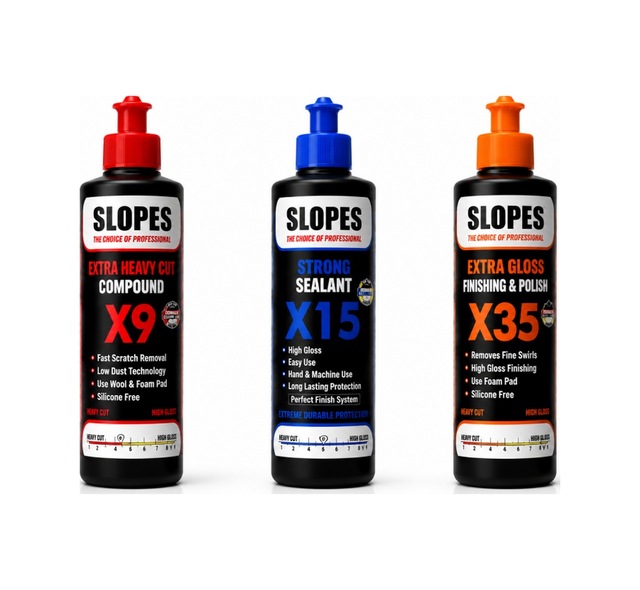 Slopes X9 Extra Kalın X15 İnce Pasta X35 Hare Giderici Seti 250 Ml