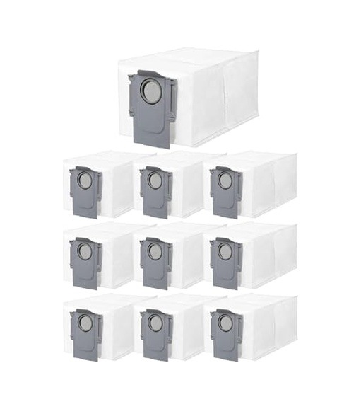 Roborock İle Uyumlu Qrevo Curv,qrevo Curv 5a1,qrevo Curv X,qrevo Curv 2 Pro Robot Süpürge Toz Çöp Torbası Yedek Parça Seti-10 Adet