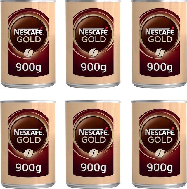 Nescafe Gold Kahve Teneke 900 Gr X 6 Adet Çözünebilir