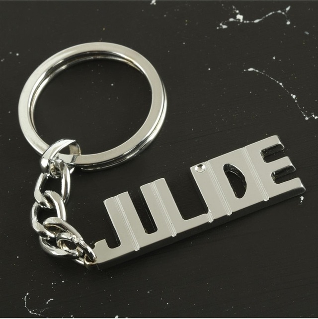 Julide - 137 - - Spt-gld - İsimli Anahtarlık Çok Renkli