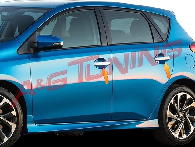 Toyota Uyumlu Auris Krom Kapı Kolu 4Prç. 2012 ve Üzeri P.Çelik N11.546