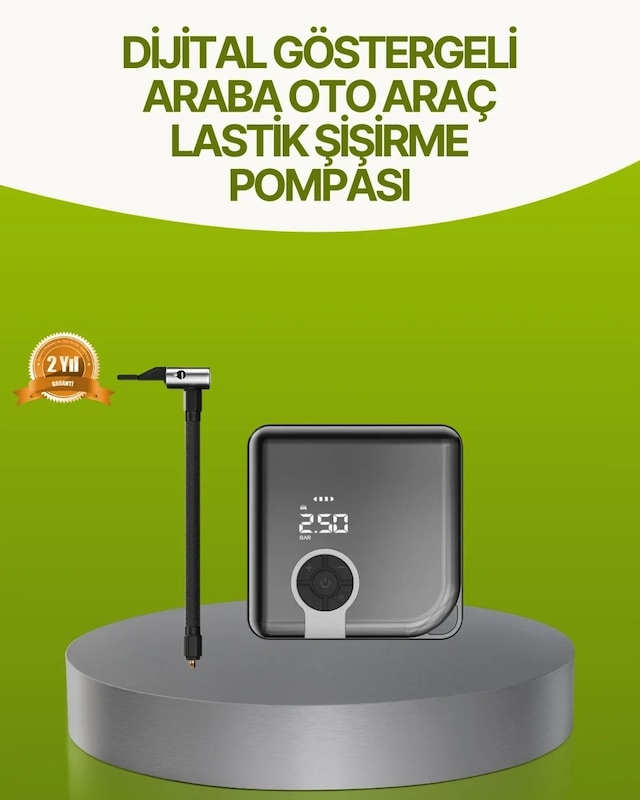 Ers Dijital Ekranlı Taşınabilir Akıllı Diyafram Tip Kompresör