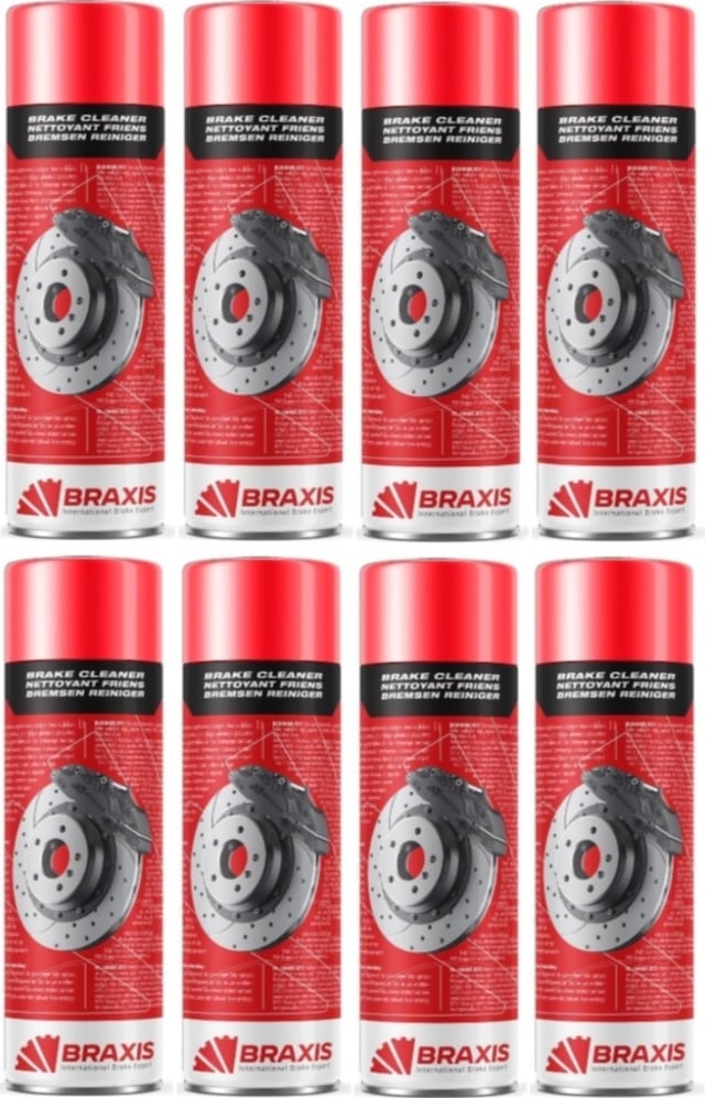 Oto Motto Braxis Fren Balata Spreyi Braxis 500 Ml 8 Adet