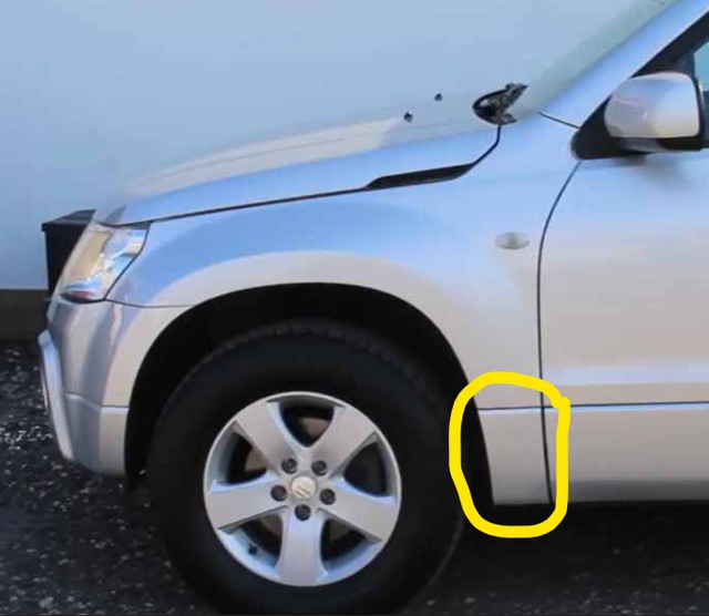 Suzuki Grand Vitara Ön Sol Çamurluk Alt Bakalit Kaplama Dodik