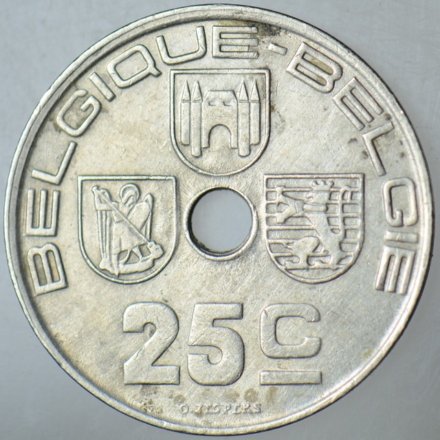 Belçika 25 Centımes 1938. 97001087