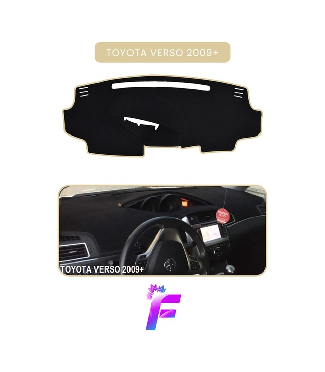 Toyota Verso 2009+ Uyumlu Ön Göğüs Koruma Hızlı Ve Kolay Montaj Kaymaz Tasarım Tam Uyum B55 Torpido Halısı