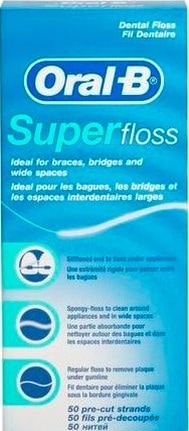 Oral-B Super Floss Diş İpi 50'li x 12 Paket
