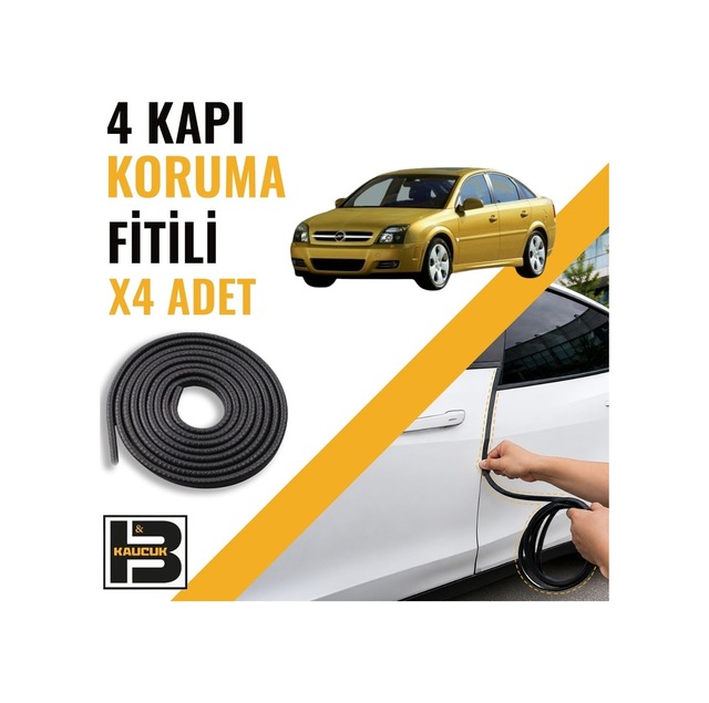 Opel Vectra C Kapı Koruma Fitili-4 Kapı-siyah-bm2212