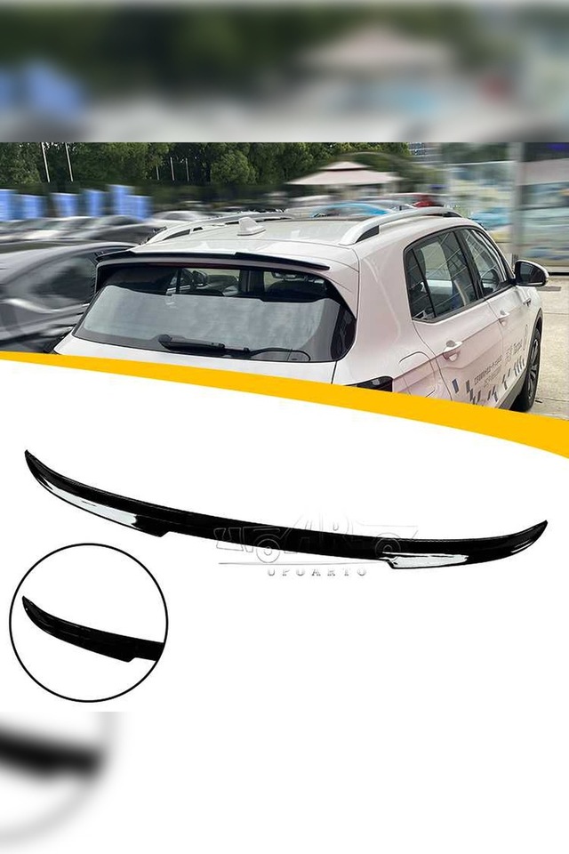 Volkswagen T-cross 2019+ Uyumlu Spoiler Parlak Siyah İthal Abs Plastik