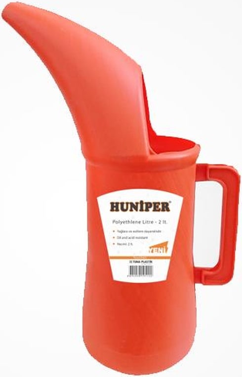 Plastik 2 Litre Huni Ağızlı Bidon