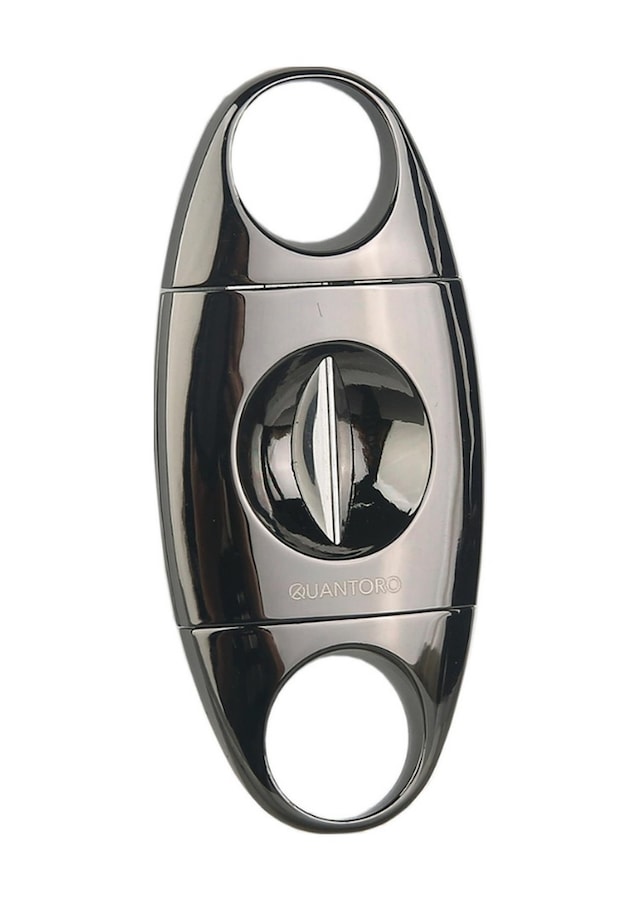 Quantoro Gunmetal Metal V-cut Puro Makası Kesici - Trz2001