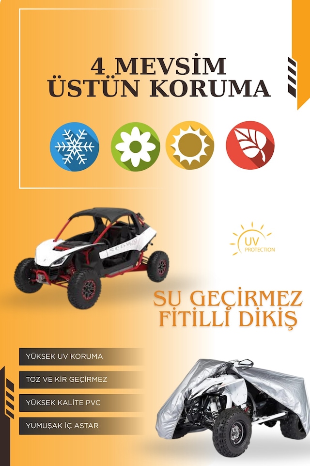 Tüm Utv İle Uyumlu Fitilli Utv Brandası 0