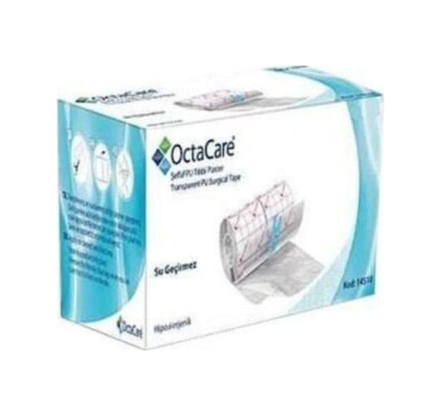 Octacare Şeffaf Pu Su Geçirmez Flaster 10cm 10m Banyo Ve Dövme Bandı Octaacre