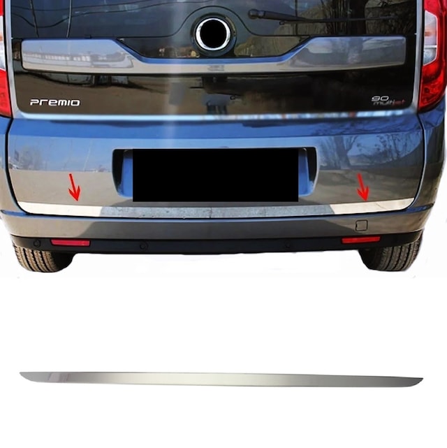 Opel Combo 2011-2018 Krom Bagaj Alt Çıta P.çelik