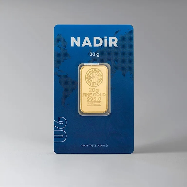 Nadir Gold 20 Gram 24 Ayar Külçe Altın Emmagold