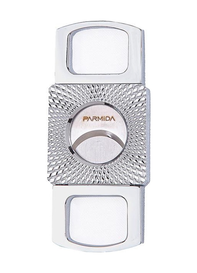 Parmida Gümüş İşlemeli Puro Makası Kesici - Tr6802