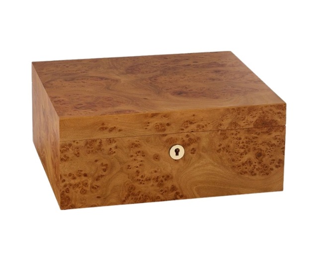 Adorini Elm Burl Grande Sedir Humidor Puro Kutusu Tr10019
