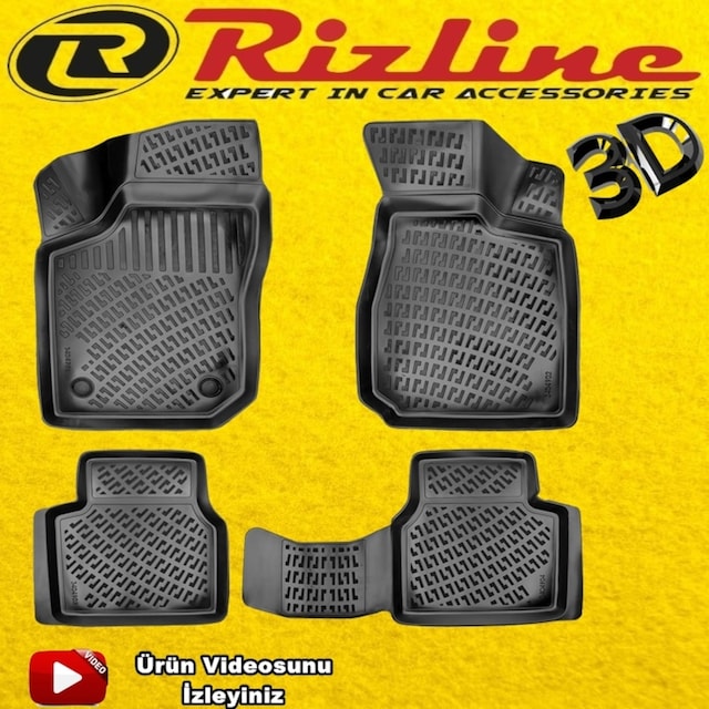 Opel Corsa B 3D Paspas Havuzlu Siyah 1993 - 2000 Arası Rizline N11.7925