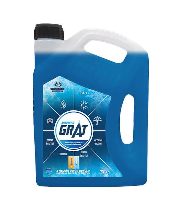 Grat Mavi 3 L Organik Antifriz Grat 821403