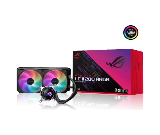 ASUS ROG STRIX LC II 280 AURA SYNC DUAL ROG V2 140mm Fan ARGB