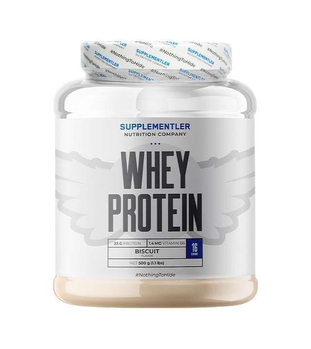 Supplementler Whey Protein 500 Gr Bisküvi