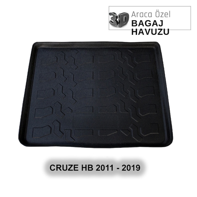 Cruze Hb 2011 - 2019 3d Araca Özel 3d Bagaj Havuzu