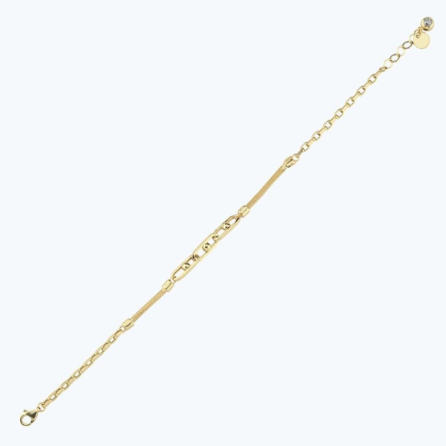 Altınbaş Altın Zincir Bileklik Blgk0535-25295 Renkli Altın