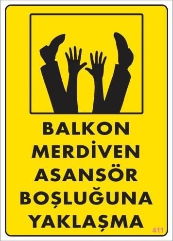 Buradabulabilirsin Boşluğa Yaşlaşma Uyarı Levhası 25x35 Kod:411 Nl