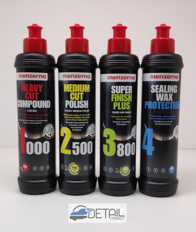 Menzerna 1000 2500 3800 Sealingwax Kalın Pasta Boya Kor. Seti 250