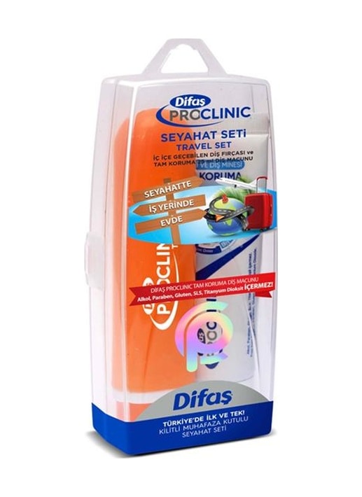 Difaş Seyahat Seti Diş Fırçası Macunlu