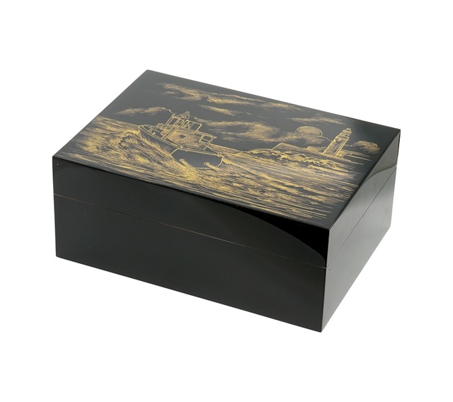 Gentili Emilio Siyah Lake Humidor 373032