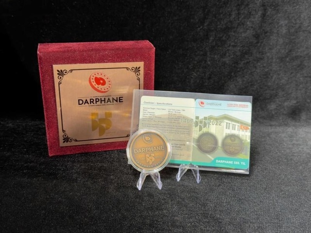 Darphane 555. Yıl Bronz Okside Hatıra Sikkesi Özel Kutulu