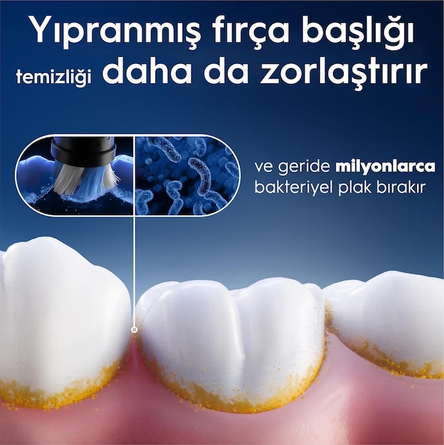 Oral-b Io Ultimate Clean Siyah Diş Fırçası Yedek Başlığı 6 Adet