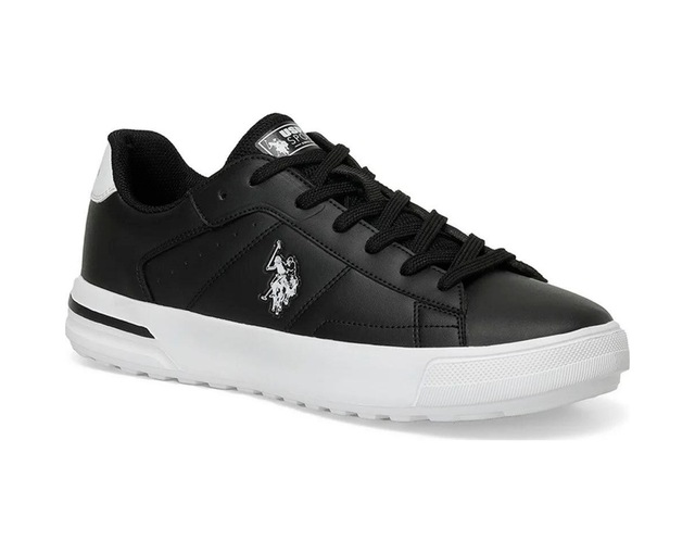U.S. Polo Assn. Mango 4FX Erkek Siyah-Beyaz Sneaker