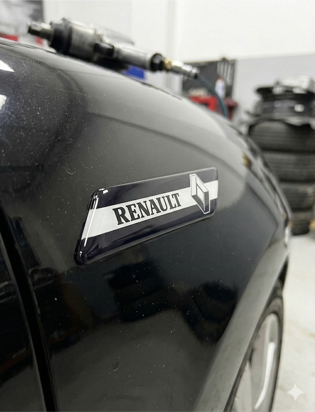 Damla Sticker Renault Dizayn Tasarım Çamurluk Logosu - Çamurluk Logosu Renault