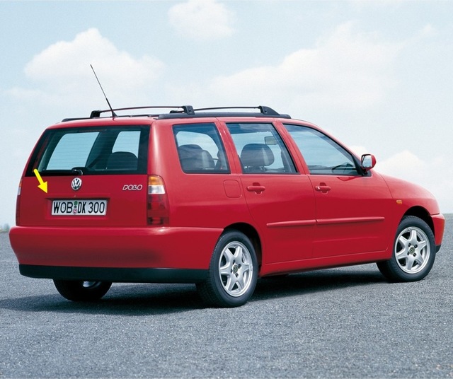 Vw Polo Classic Variant 96-2002 Bagaj Plaka Lamba Çıta 6K5827577 545403282