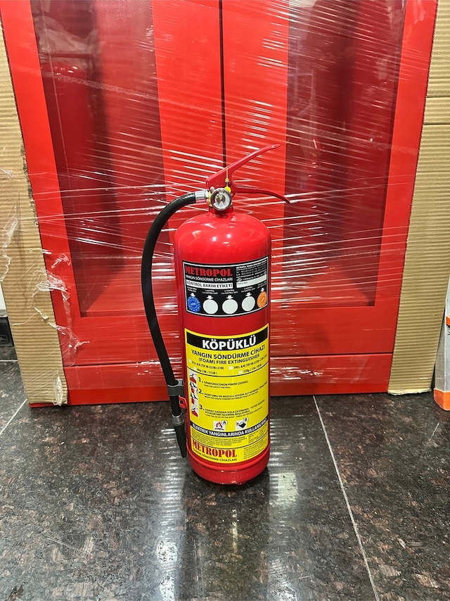 6 Kg Foam Köpüklü Yangın Söndürme Tüpü 7x