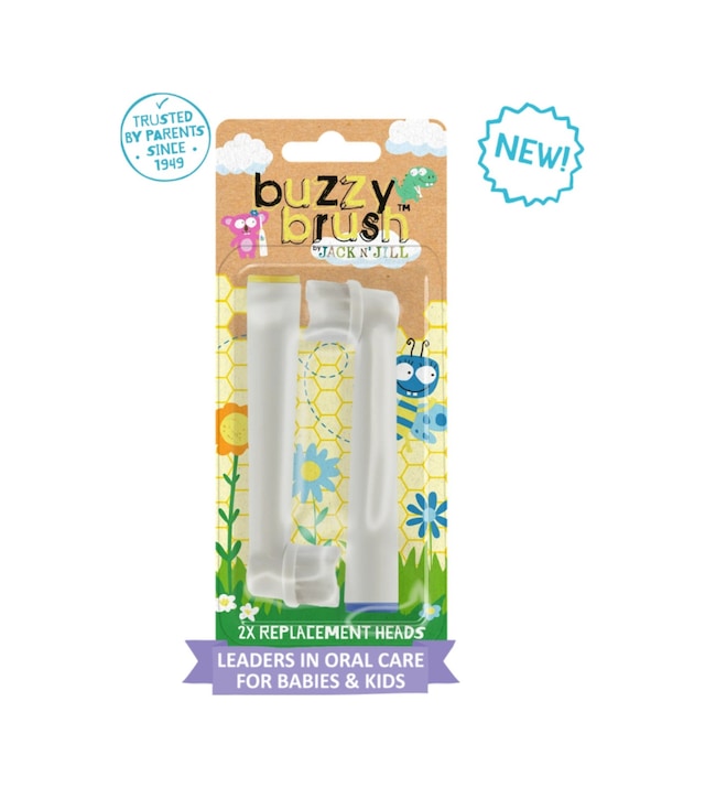 Jack N Jill Buzzy Fırça Yedek Başlıkları - 2'li Paket