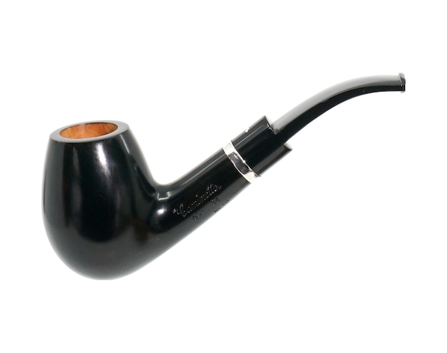 Caminetto Fatta A Mano Nero 0534 9mm. Filtreli Akrilik Saplı Pipo 203641