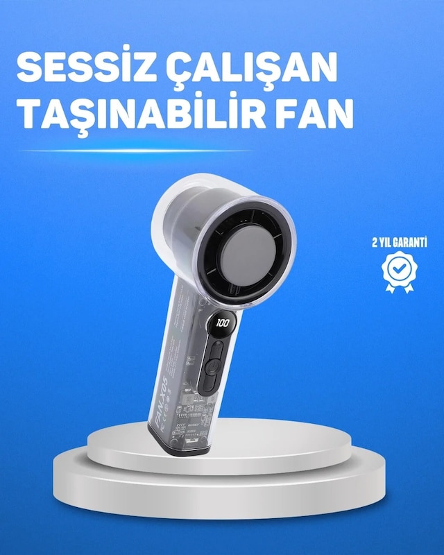 Ers Ultra Sessiz Usb Şarjlı Fan Taşınabilir Ve Hafif Tasarım