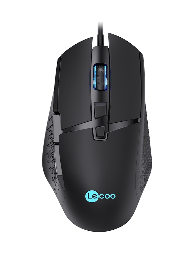 Lecoo MG1101 Kablolu 6400DPI 8 Tuşlu RGB Gaming Optik Mouse Siyah