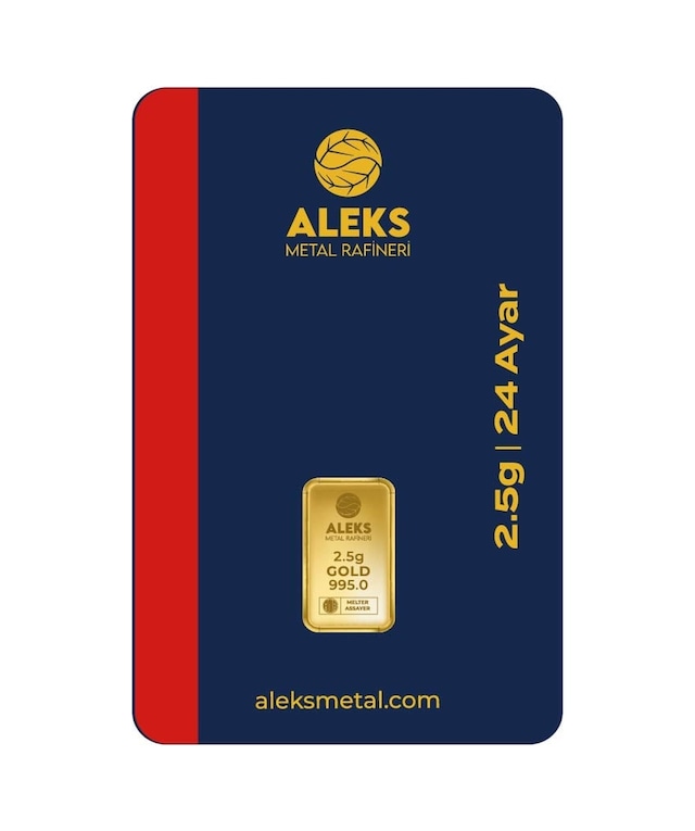 Agakulche 2,5 Gr 995 24 Ayar Amr Külçe Altın