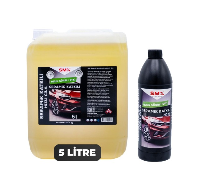 Seramik Katkılı Hızlı Ve Pratik Cila 5 Lt - 750 Ml
