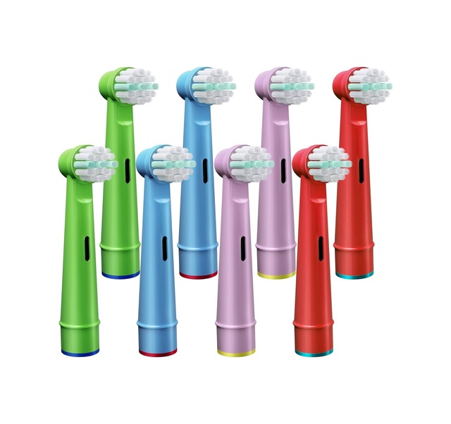 Braun Oral B İle Uyumlu 8 Adet Elektrikli Çocuk Diş Fırçası Yedek Kafaları Diğer