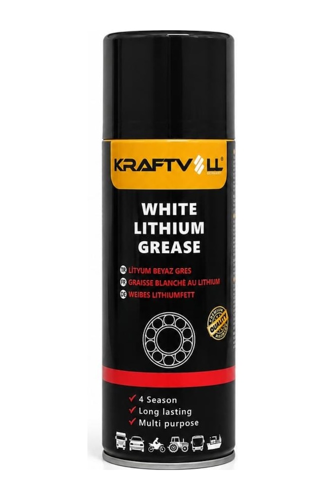 Lityum Beyaz Sıvı Gres - 400 Ml - Kraftwoll