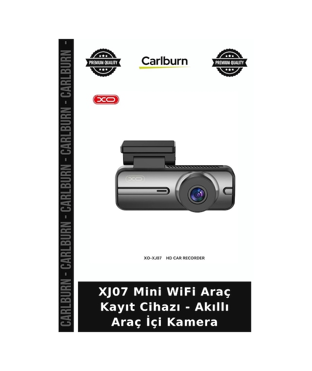 Xj07 Mini Wifi Araç Kayıt Cihazı - Akıllı Araç İçi Kamera Sürüş Gözü Oto Aksesuar